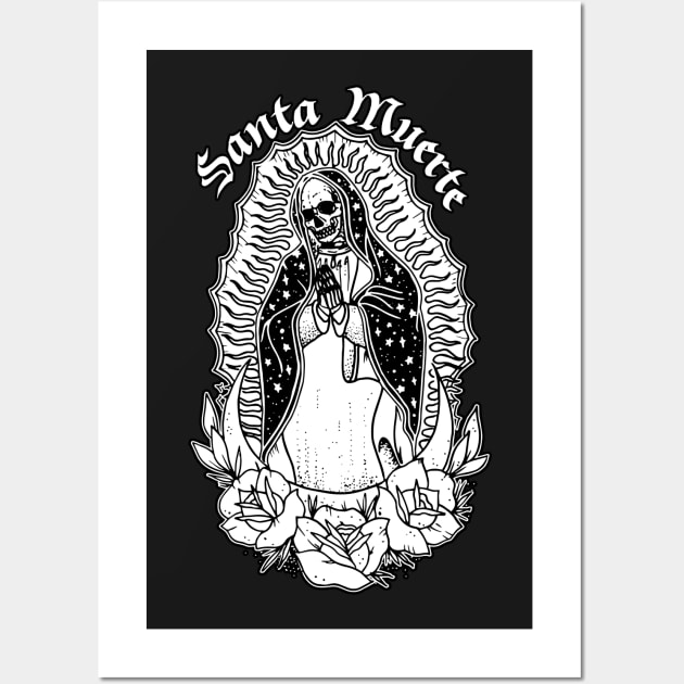 Santa Muerte - Saint Death Wall Art by tracydixon